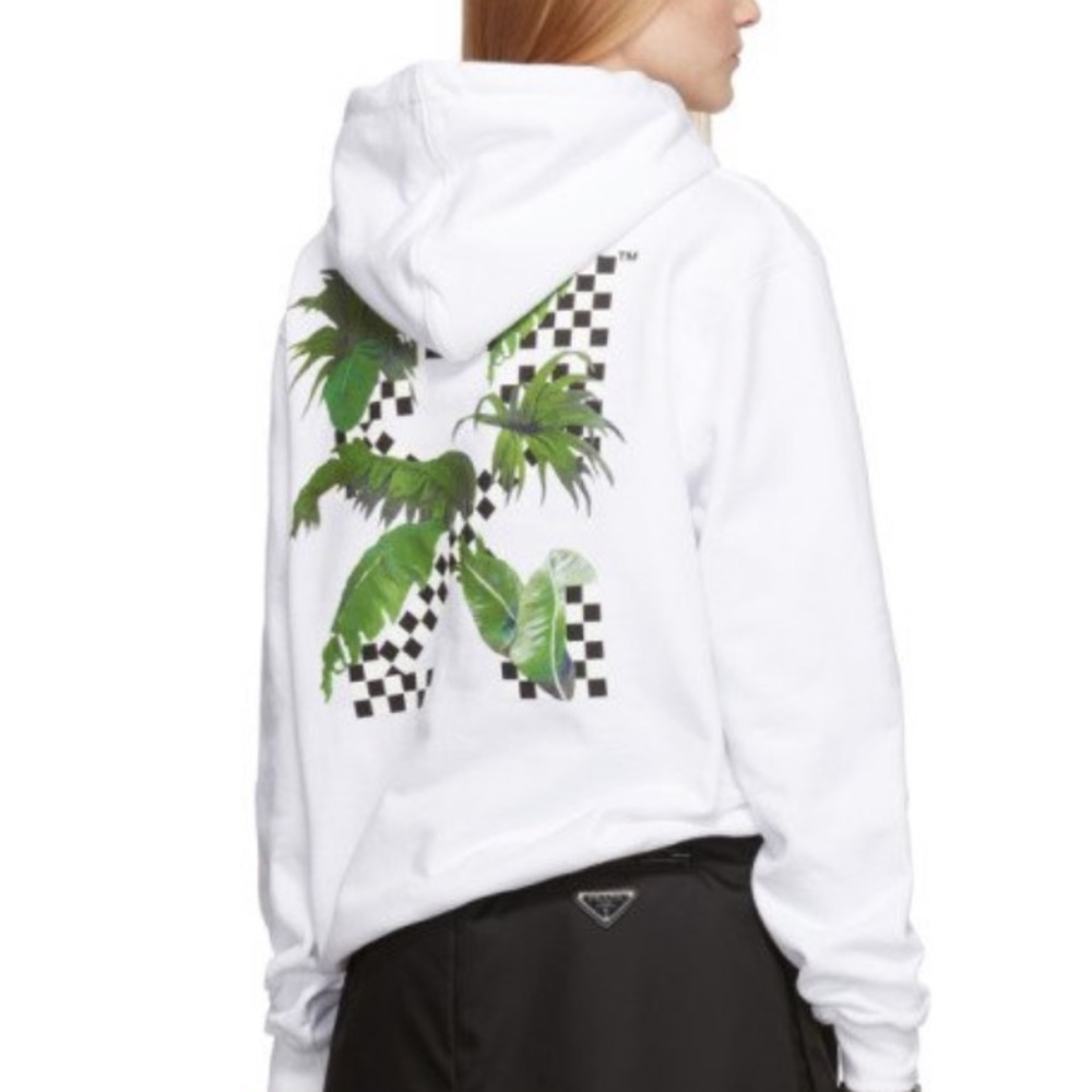 Off white hoodie sweatshirt